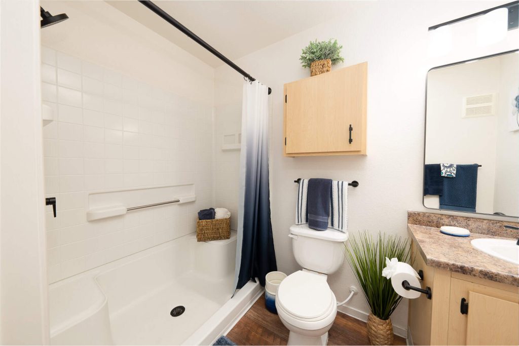 Model senior apartment interior at Carefree North Natomas