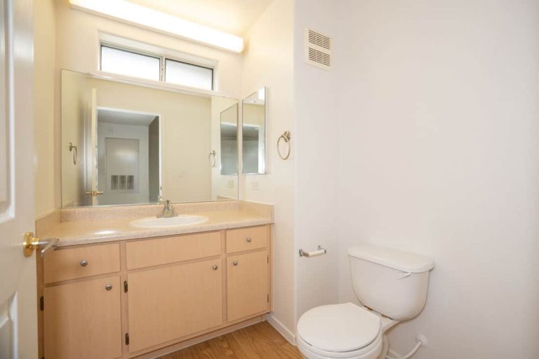 Convenient half bath in a Carefree apartment