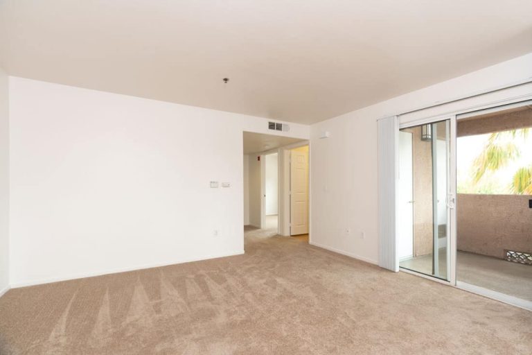 Bright living room in a Carefree senior apartment