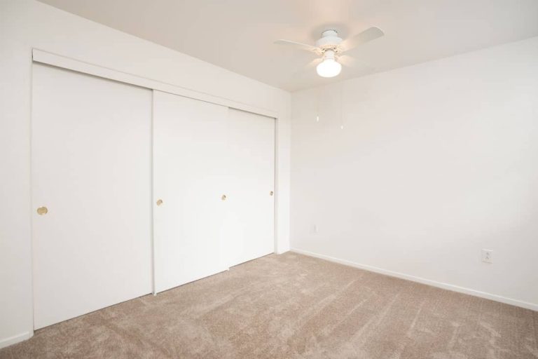 Master bedroom in a Carefree senior apartment home