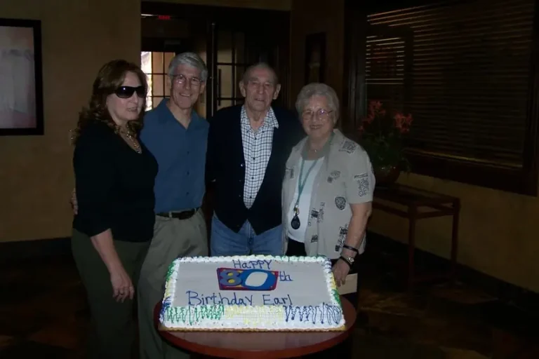 Birthday cake and smiles at Carefree Senior Living