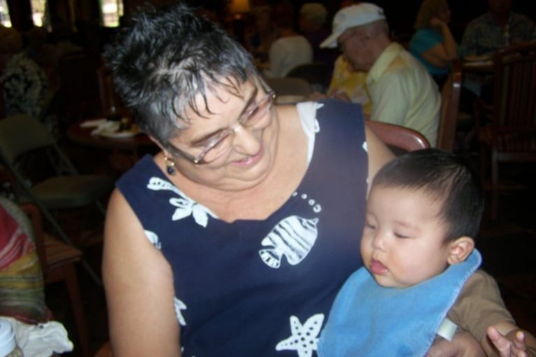 Generations of family enjoying the community