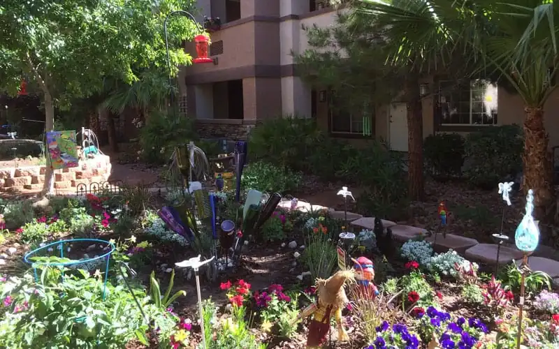 Resident community gardens at The Willows in Summerlin