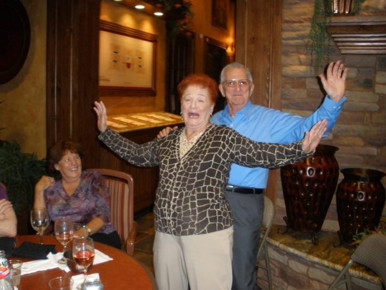 Residents toasting at weekly happy hour