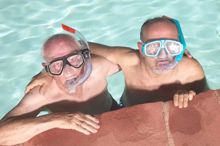 Fun at the pool with Carefree neighbors
