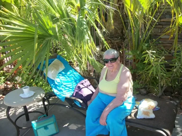 A sunny day at the community pool
