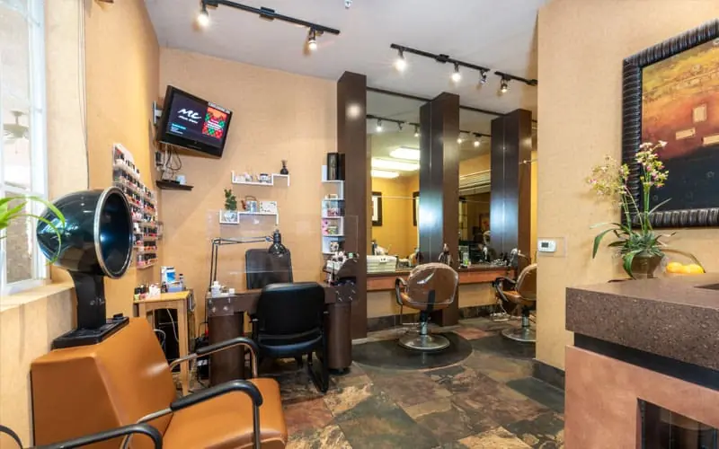 On-site hair and nail salon at The Willows senior community