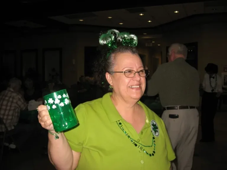 Saint Patrick's Day celebration in green